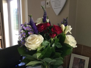 Anniversary Flowers - even when I said not to bother ..